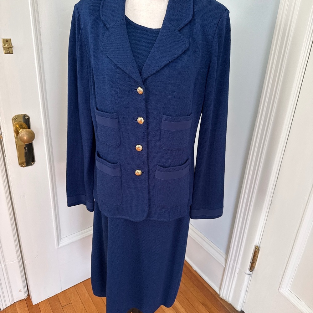 St John’s Cavier Two piece navy suit